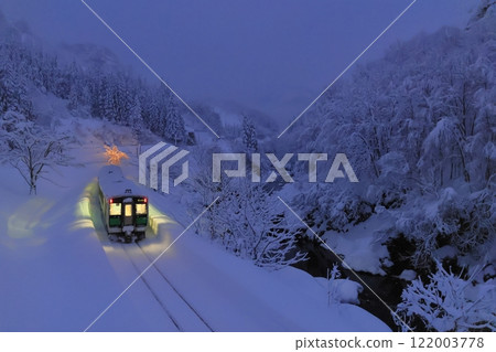 Tadami線在冬天清早 Tadami線在冬天清早 122003778