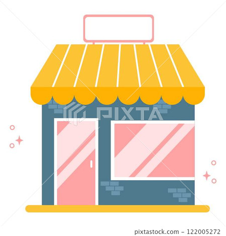 Shop building store illustration 122005272