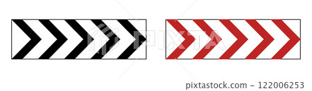 Hurdle roadblock sign, safety protectot icon, symbol. Boundary fence, equipment. security system. Road barrier. 122006253