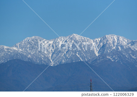 The three mountains of the Northern Alps: Mount Kekatsu, Mount Kamadani, and Mount Nekomata The three mountains of the Northern Alps: Mount Kekatsu, Mount Kamadani, and Mount Nekomata 122006329