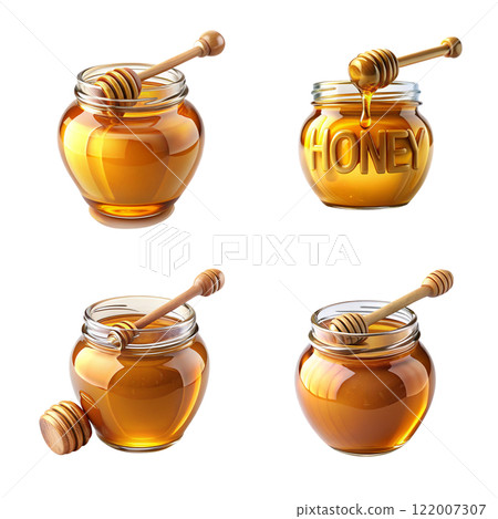 3d rendering of beautiful and realistic Honey 122007307