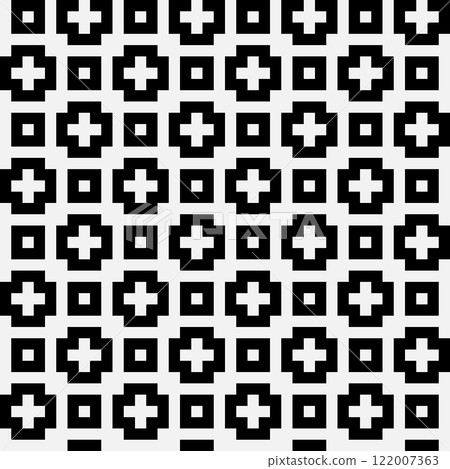 Seamless pixel pattern. vector illustration. 122007363