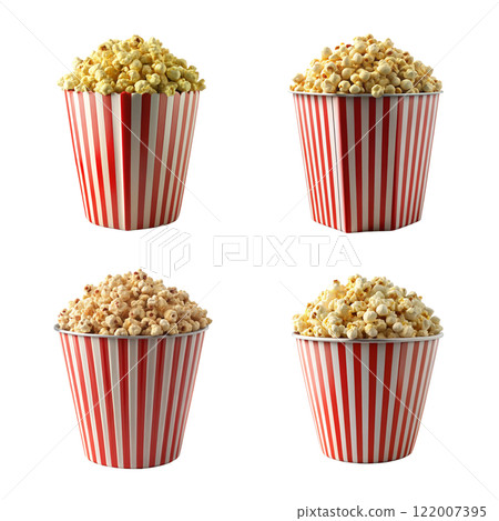 3d rendering of beautiful and realistic Popcorn 122007395