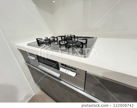 Three-burner stove in the system kitchen 122008742