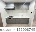 Gray system kitchen 122008745