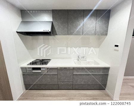 Gray system kitchen 122008745