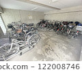 Bicycle parking lot for apartment 122008746