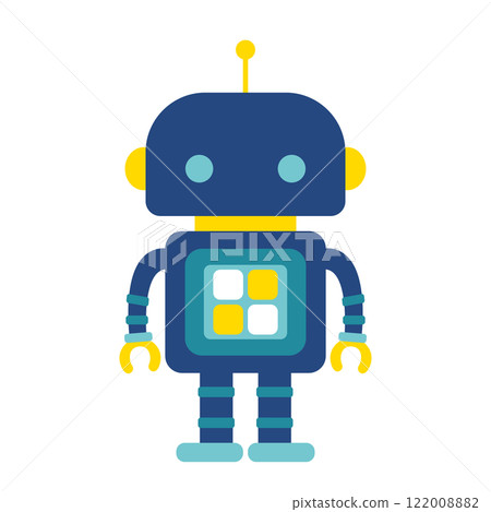 Cute robot icon 122008882