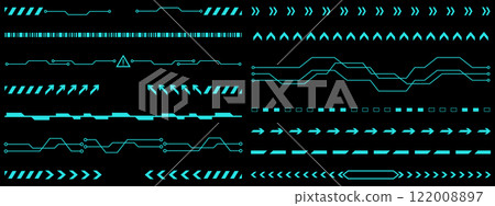 賽博龐克系列 14 種套裝 藍色 122008897