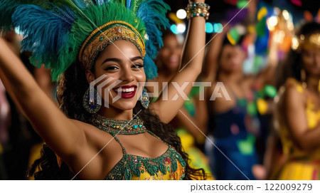 Vibrant Carnival Celebration Vibrant Carnival Celebration 122009279