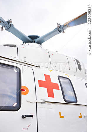Helicopter for medical ambulance 122009884