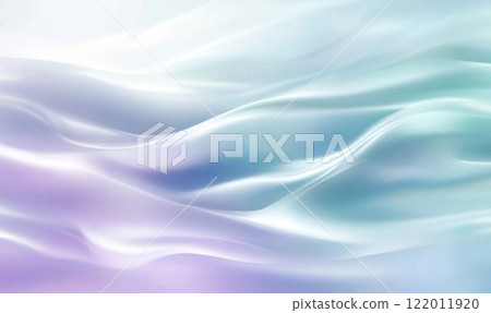 Abstract waves of pastel colors flowing gracefully. Liquid curves. Blue and purple flow with wavy gradient background. 122011920