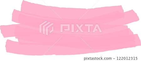 Creating a vibrant and textured background, pink brush strokes add an artistic flair, enhancing designs and projects with their lively and expressive color 122012315