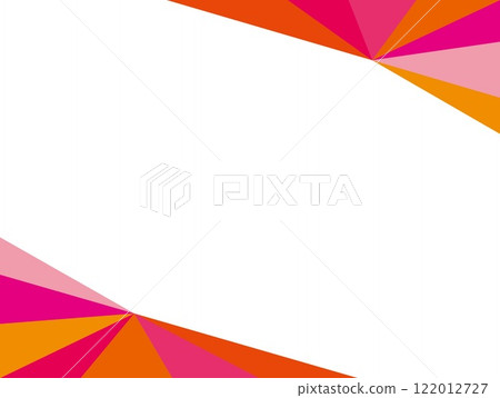 Geometric pattern frame triangle white space 122012727