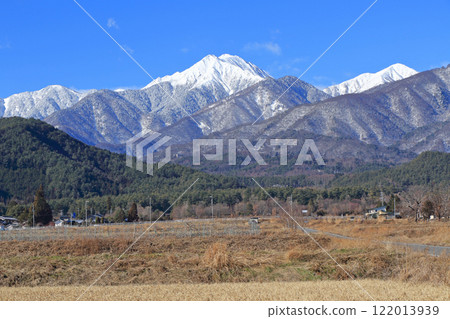 Winter Azumino Countryside and Northern Alps Winter Azumino Countryside and Northern Alps 122013939