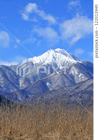 Azumino in winter: Mount Jonen in the Northern Alps 122013940