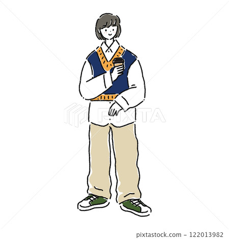 Fashionable woman 122013982