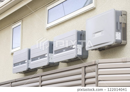 Storage battery, power conditioner, power conditioner, exterior wall Storage battery, power conditioner, power conditioner, exterior wall 122014041