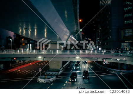 Tokyo night view Shibuya intersection and Metropolitan Expressway 2024.12 a-3 Warmth Tokyo night view Shibuya intersection and Metropolitan Expressway 2024.12 a-3 Warmth 122014083