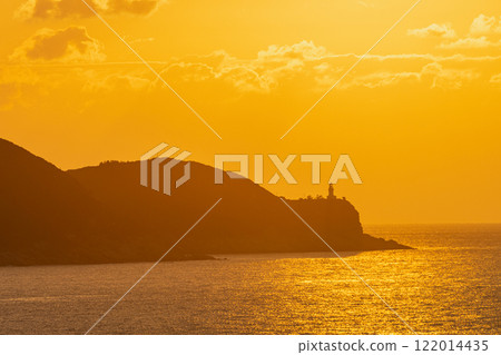 Sunset Yakushima Lighthouse Yakushima (Ocean Alps) (Winter) 122014435