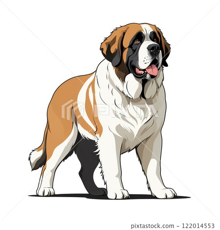 聖伯納卡通插圖 聖伯納卡通插圖 122014553