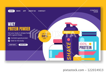 Hand-Drawn Healthy Protein Supplements Template for Social Media Landing Page Hand-Drawn Healthy Protein Supplements Template for Social Media Landing Page 122014913