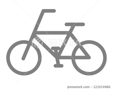 Bicycle silhouette icon 122014966