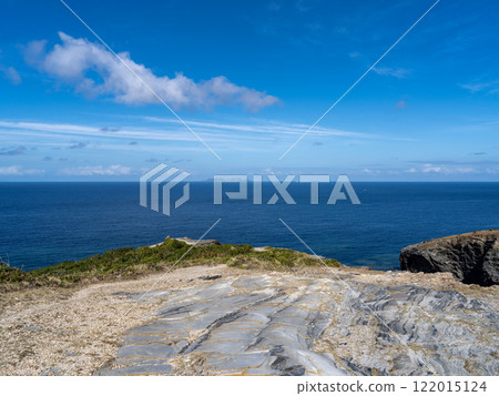 沖繩縣座間味島大瀨之崎展望台的風景 122015124