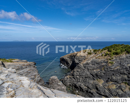 Scenery from the Observatory on the island of Onosenosaki, Zamami, Okinawa Prefecture 122015125