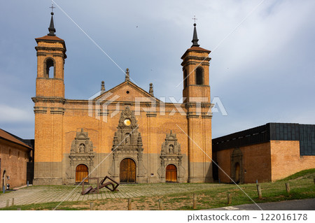 Architectural building of new monastery of San Juan de la Pena Architectural building of new monastery of San Juan de la Pena 122016178