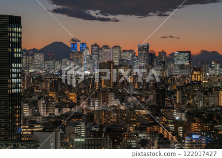 [東京] 俯瞰天空樹的城市夜景 122017427