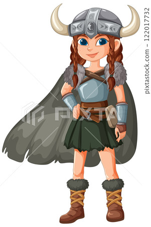 Brave Viking Warrior Girl Brave Viking Warrior Girl 122017732