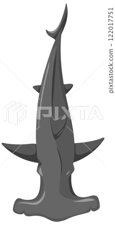 Top View of a Hammerhead Shark 122017751