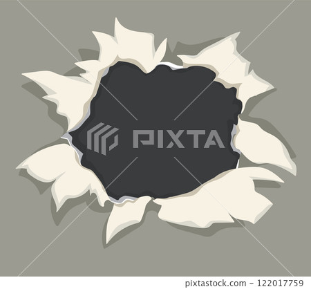 Torn Paper with Dark Center Torn Paper with Dark Center 122017759