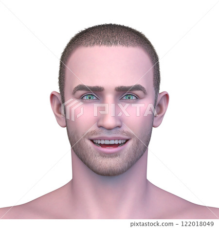 男人的臉部特寫 男人的臉部特寫 122018049