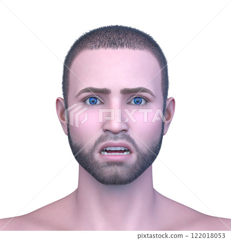 Close-up of a man's face 122018053