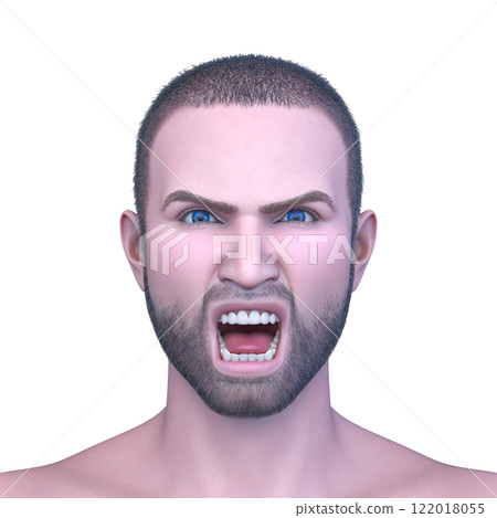 Close-up of a man's face Close-up of a man's face 122018055