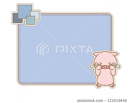 Cute pig frame 21 122018648
