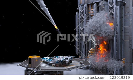 太空船機庫受到攻擊 122019219