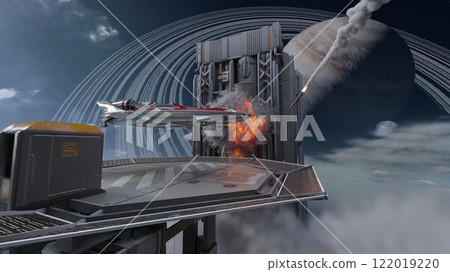 太空船機庫受到攻擊 122019220