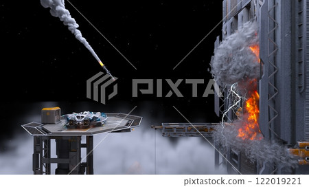 太空船機庫受到攻擊 122019221