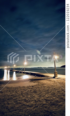 Sunset over the sea 122019234