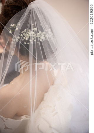 新娘進入婚禮廳維爾京路的圖像素材 新娘進入婚禮廳維爾京路的圖像素材 122019896