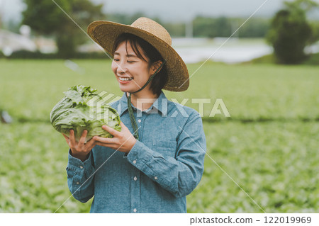 Lettuce farmer Lettuce farmer 122019969