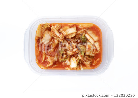 塑膠容器中的自製泡菜 122020250