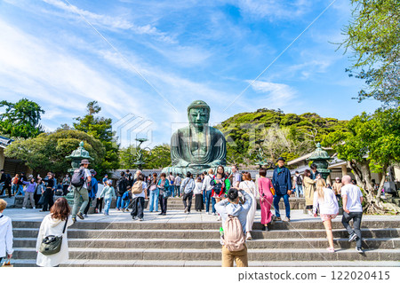 【神奈川縣】鎌倉大佛，遊客如織 122020415
