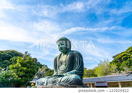[神奈川縣]清新的藍天和鎌倉大佛 122020422