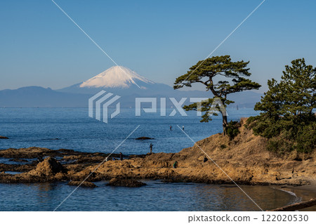 來自橫須賀市Akitani Tateishi Park的富士山 來自橫須賀市Akitani Tateishi Park的富士山 122020530