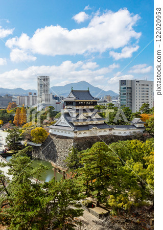 Kokura Castle in late autumn 122020958