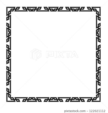 square line frame decoration vector element template square line frame decoration vector element template 122021112